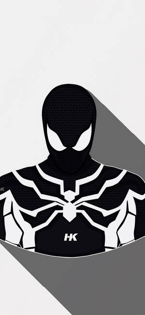 Spider Man White — Galaxy A37 Muurpapier