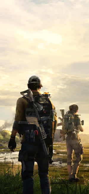 Iphone Xs Max The Division Agtergrond — POCO F7 Ultra Muurpapier