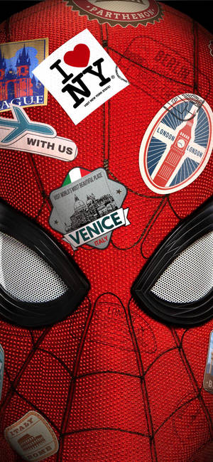 Spider Man Kop Marvel iPhone X — Spiderman Muurpapier