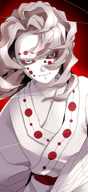 Spinnekop Rui Demon Slayer agtergrond — Rui Demon Slayer Muurpapier