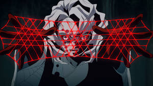 Spinnekopweb van Rui Demon Slayer agtergrond — Rui Demon Slayer Muurpapier