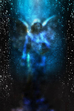 Spirituele Estetiese Engelgees — Spirituele Estetiek Muurpapier