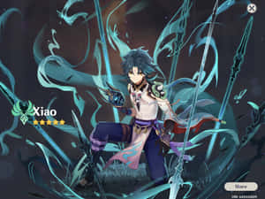 Splash-kuns Xiao PFP — Genshin impact GIF Muurpapier