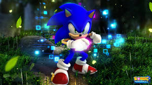 Cool Sonic — Koel Sonic Muurpapier