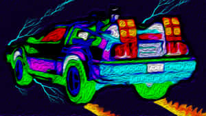 Anime-motor prente — Anime kar Muurpapier