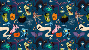 Spotprent Halloween swaefkoppe agtergrond