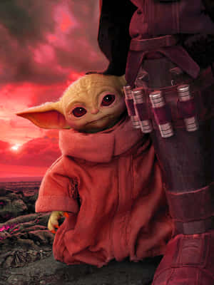 Spotprent Yoda — Star Wars Muurpapier