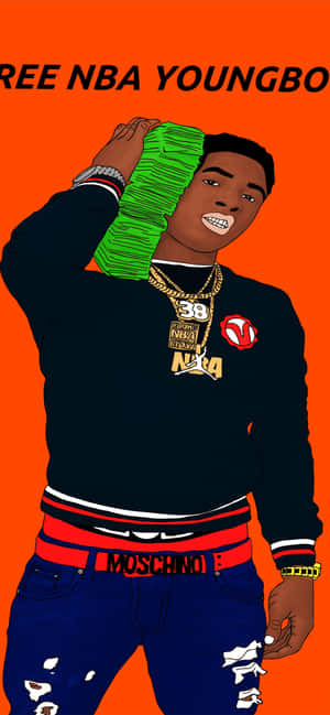 Nba Spotprent — iPhone 13 Pro Muurpapier