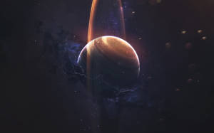 Staande Saturnus 4K