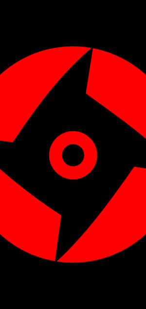Minimalistiese Sharingan — Vivo X300 FE Muurpapier