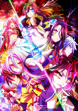 No Game No Life die fliek zero agtergrond — OnePlus Pad 2 Pro Muurpapier