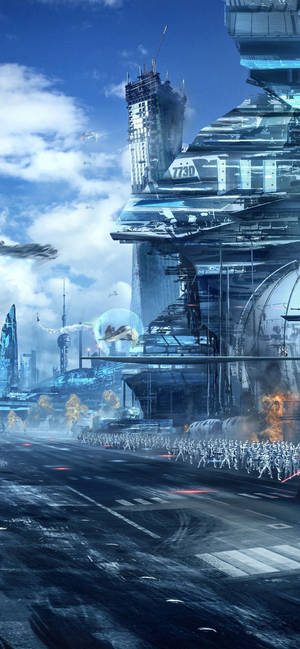 Star Wars 4k Iphone-agtergrond van Geveg — Galaxy Note Muurpapier