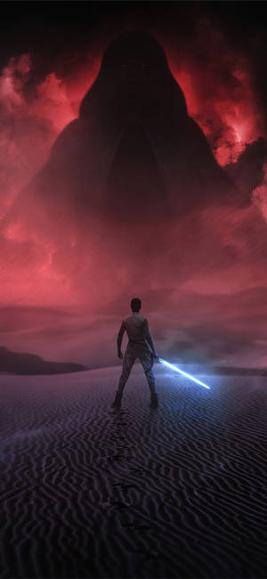 Star Wars iPhone 6 Plus Rey Skywalker — iPhone 14 Muurpapier