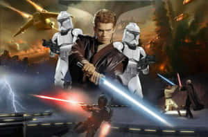 Star Wars prente — Star Wars Muurpapier