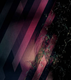 Statiese pienk bane in donker agtergrond — Vivo X Fold5 Muurpapier