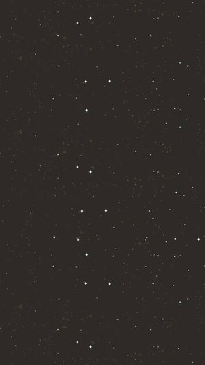 Sterrehemel Minimalistiese Swart Foon