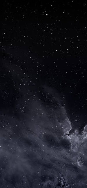 Sterrenaghemel donker tema-agtergrond — iPhone 14 Muurpapier