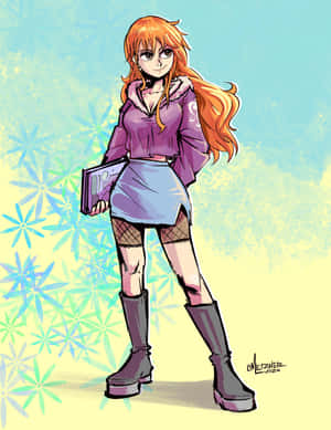 Nami One Piece — Nami One Piece Muurpapier