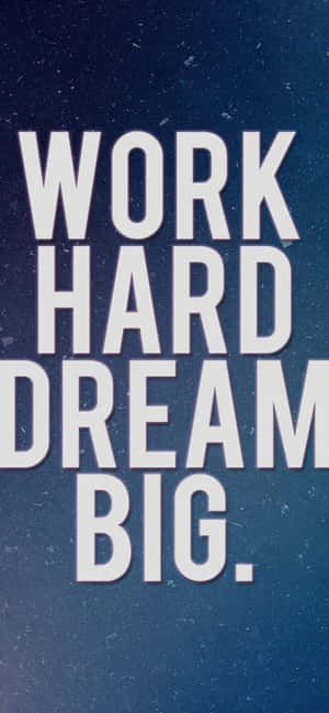 Werk Hard — Vivo X500 Pro Max Muurpapier
