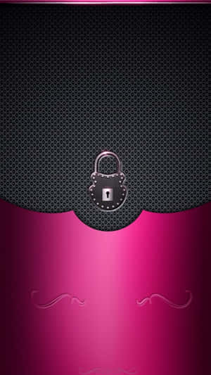 Swart en Pienk iPhone — Koel patroon Muurpapier