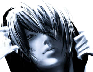 Swart en Wit Anime Strokiesprent Seun