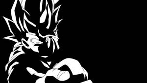Ssj Goku Swart en Wit Muurpapier deur RayzorBlade189 — Swart goku Muurpapier