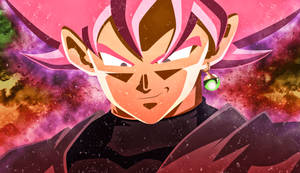 Swart Goku Dragon Ball Super — Swart goku Muurpapier