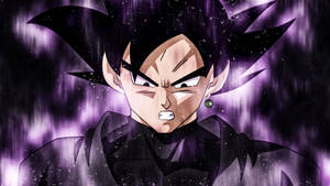 Swart Goku met Skaduryke Aura — Swart goku Muurpapier