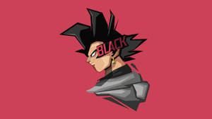 Swart Goku Vektorkuns — Swart goku Muurpapier