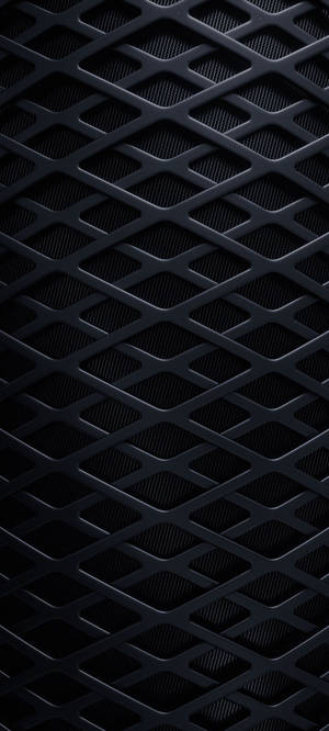 Swart iPhone rombusrooster agtergrond — Pixel 10 Muurpapier