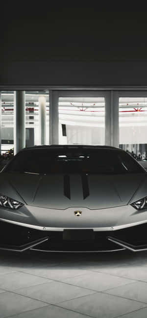 Swart Lamborghini Iphone — Vivo X500 Pro Max Muurpapier