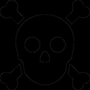 Skull Kruisbene Anatomie Waarskuwing Gif Kommentaar - Skulls