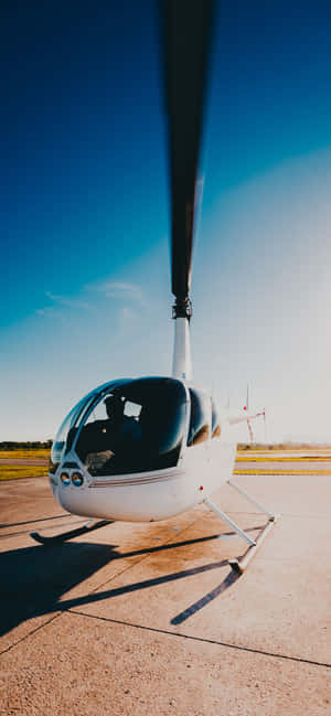 iPhone Xs Max Helikopters Agtergrond — Moto G37 Muurpapier