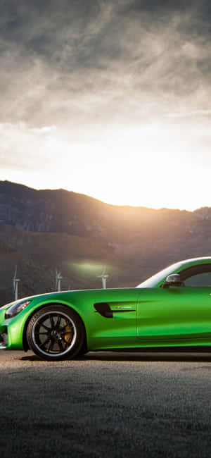 Android Amg Gt-r Agtergrond — POCO M7 Plus Muurpapier