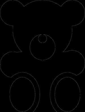 Teddiebeer - Teddiebeer Png Swart, Deursigtige Png — Snoesbeer Muurpapier