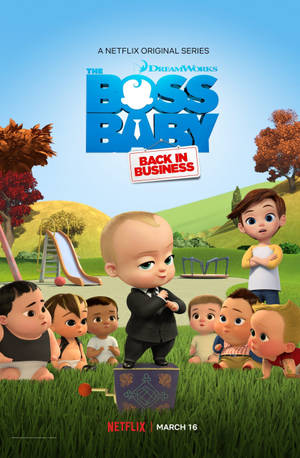 The Boss Baby Terug in Besigheid agtergrond — Honor MagicPad 3 Pro 12.3 Muurpapier