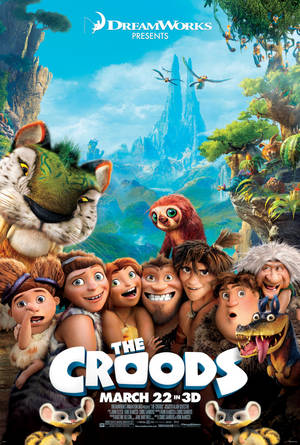 The Croods 3D-fliekplakkaat — Huawei MatePad Air (2026) Muurpapier