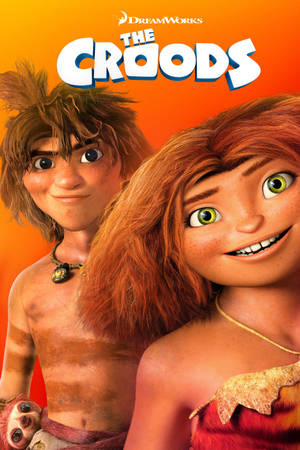 The Croods Oranje Rolprentplakkaat — Xiaomi Pad 9 Pro Muurpapier