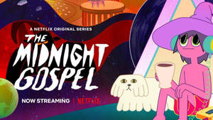 The Midnight Gospel Official Poster agtergrond — Middernag Muurpapier