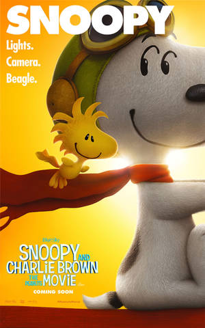 The Peanuts Movie Snoopy-plakkaat — Xiaomi Pad Mini Muurpapier