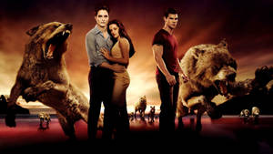 The Twilight Saga Opwindende Fliekplakkaat-agtergrond