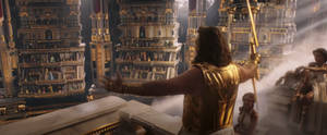 Thor Liefde en Donder Olympus-agtergrond — Thor love and thunder GIF Muurpapier