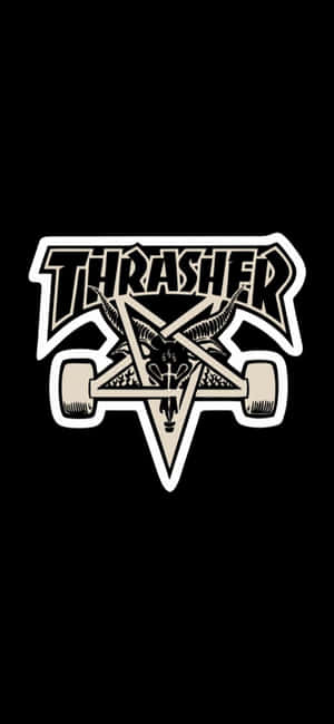 Thrasher agtergrond — iPhone Xr Muurpapier