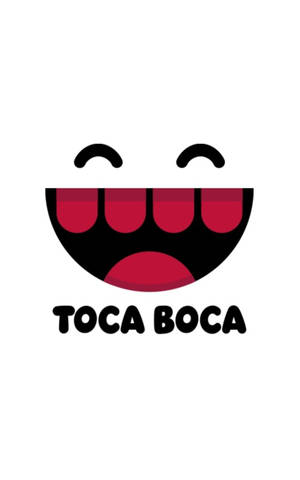 Toca Boca-logo-agtergrond — Galaxy Tab S Muurpapier