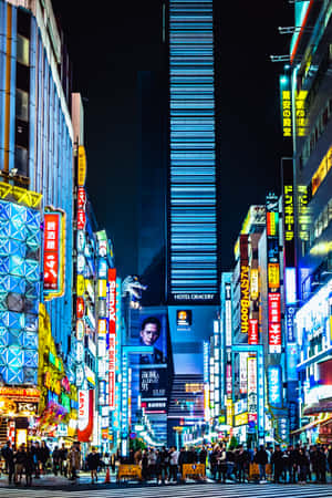 Tokio-agtergrond — POCO Pad X1 Muurpapier