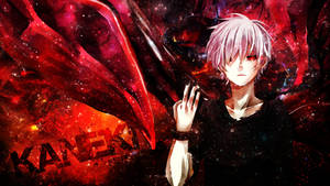 Tokyo Ghoul karakters Ken Grafies plakpapier — Nintendo karakters Muurpapier