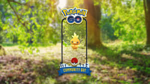Torchic Met Pokemon Go Gemeenskapsdag-logo — Nintendo Muurpapier