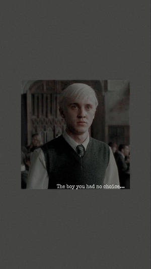Treurige Draco Malfoy-estetika — Harry potter estetika Muurpapier