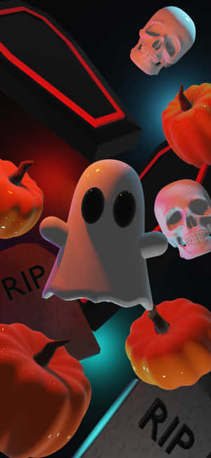 Halloween-foon agtergrond — Galaxy C Muurpapier