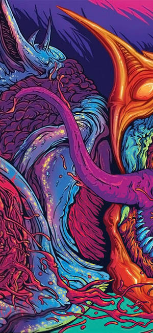 Trippy Foon — Galaxy A18 Muurpapier